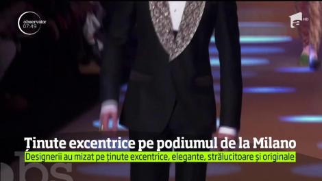 Casele Versace, Dolce Gabbana şi Prada dau tonul ultimelor tendinţe în materie de modă, la Milano!