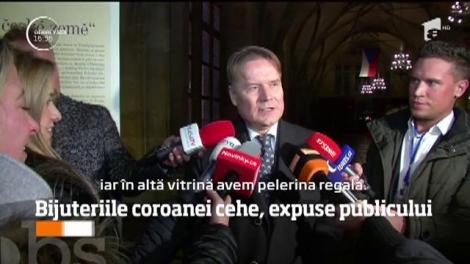 Bijuteriile coroanei cehe, expuse publicului