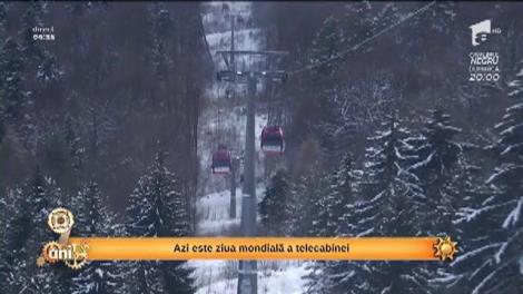 Ziua Mondială a Telecabinei. Cât costă o plimbare cu telegondolă de la Sinaia
