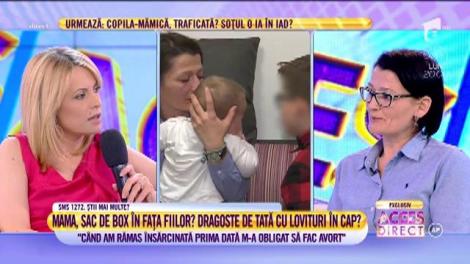 Mama Nicoleta este devastată: ”Prima dată când am rămas însărcinată m-a obligat să fac avort”