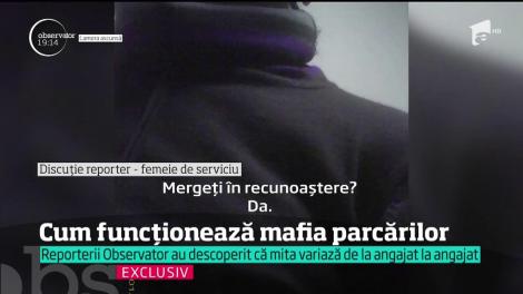 Vrei un loc de parcare în București? 500 de euro şpagă și femeia de serviciu, din primărie, te ajută: "E o doamnă super! Nu e pretenţioasă!"