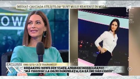 Andreea Berecleanu, momente de sinceritate, în direct: "Sunt geloasă pe pasiunea soțului meu"