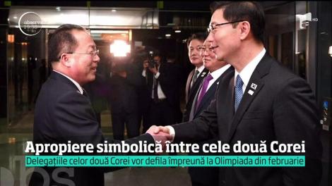 Reconciliere istorică, de dragul sportului, între cele două Corei