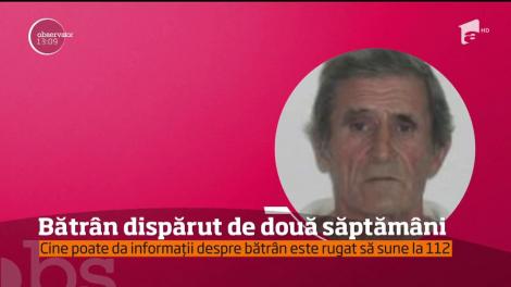 De două săptămâni, un bătrân în vârstă de 71 de ani e de negăsit!