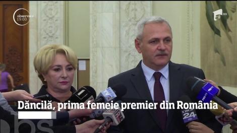 Avem un nou premier! Viorica Dăncilă este prima femeie prim-ministru din România