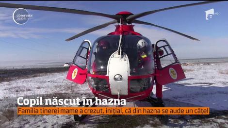 Bebeluș, născut în haznaua casei. Bunica l-a salvat, în ultima clipă: "I-am suflat continuu în guriţă şi am încercat să-l încălzesc. Deja nu mai judecam"