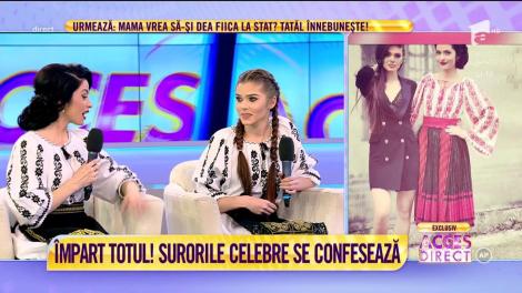 Împart totul. Surorile Theo Rose și Raluca Burcea se confesează: ”Eram geloasă pe băieți fiindcă îmi luau sora!”