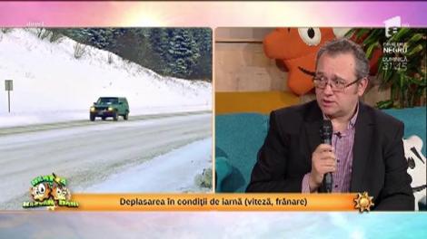 Tot ce trebuie să ştie un şofer care conduce în condiţii de iarnă. Cu ce viteză mergi, cum frânezi şi cu ce trebuie să fii echipat