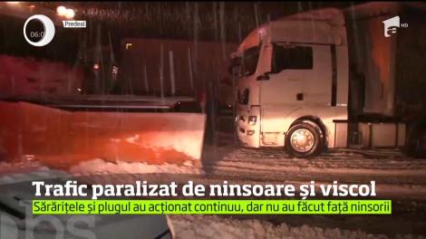 A nins extrem de mult în zonele montane