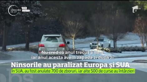 Vremea rea a pus stăpânire pe mai multe ţări din Europa, cât şi pe Statele Unite