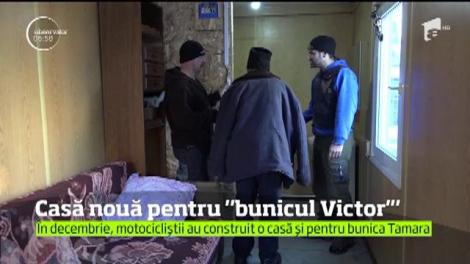 Până la 80 de ani, bunicul Victor şi-a trăit bătrâneţea într-o casă mică şi sărăcăcioasă