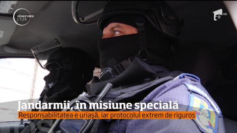 În fiecare zi, un pluton aparte de jandarmi îşi riscă viaţa în misiunile de transport special despre care puţini ştiu că au loc