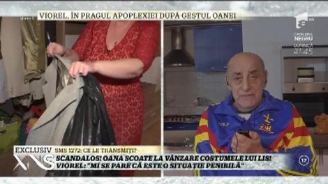 Viorel Lis simte că înnebunește! Oana îi vinde hainele, să facă rost de mai mulți bani: "Mi se pare că este o situație penibilă"