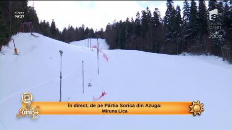 Pârtia Sorica din Azuga, perfectă de schiat!