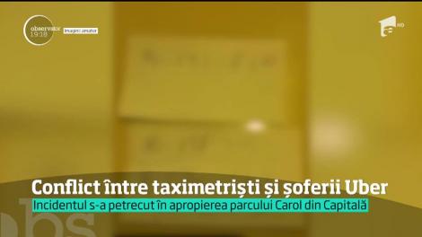 Conflict între taximetriști și șoferii Uber