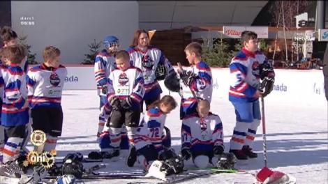 Echipa de hochei pe gheață Triumf, la Neatza!