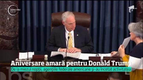 Aniversare amară pentru Donald Trump. Agenţiile federale americane au rămas fără fonduri