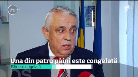 Una din patru pâini ajunse pe mesele românilor provine din aluat congelat din import