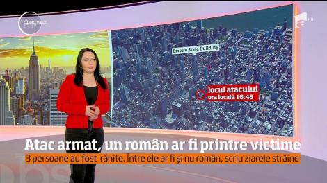 Atact armat în inima New Yorkului! Un turist român se află printre răniți