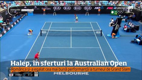 O nouă victorie pentru Simona Halep la Australian Open