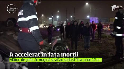 Maşina în care se aflau doi soţi împreună cu fetiţa lor a fost spulberată de un tir la ieşirea din Drobeta Turnu Severin