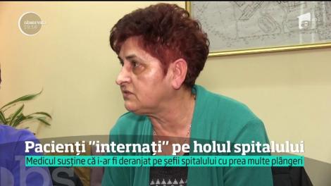 Imaginea neputinţei în sistemul de sănătate vine din Spitalul Judeţean din Timişoara. Pacienţii sunt aliniaţi pe holuri