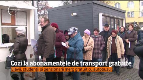 Pensionarii din Târgu Mureş sunt în stare să facă orice doar să-şi obţină abonamentele de transport în comun oferite gratuit de primărie!