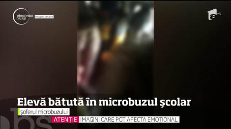 O elevă de 12 ani din judeţul Buzău a fost bătută crunt de un coleg, în microbuzul şcolar!