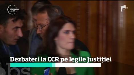 Dezbateri la CCR pe legile justiției