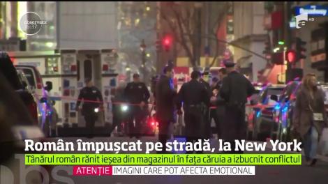 Un român a fost prins în mijlocul unui atac armat, în inima New York-ului