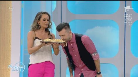 Florin Ristei, speriat de textura și gustul checului gătit Diana Munteanu?: ”Ai pus și cauciuc?! Mă înec!”