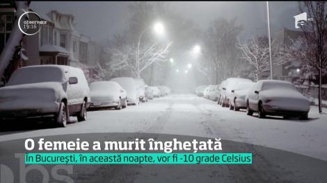 A fost cea mai geroasă noapte din acest an: -21 de grade Celsius. Ce surprize ne mai pregăteşte vremea
