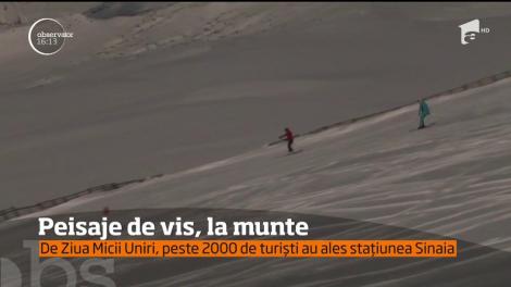 De Ziua Micii Uniri, peste 2000 de turiști au ales stațiunea Sinaia