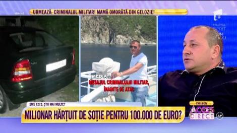 Terorizat și urmărit de fosta soție?! Motivul?! Vrea să pună mâna pe averea lui! Acuză Petrică!