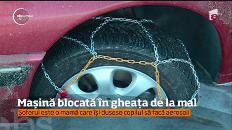 A vrut o plimbare pe plajă, cu maşina, dar s-ar putea alege cu o amendă pe măsură