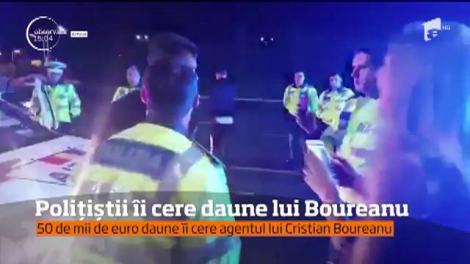 Poliţiştii îi cer daune lui Cristian Boureanu!
