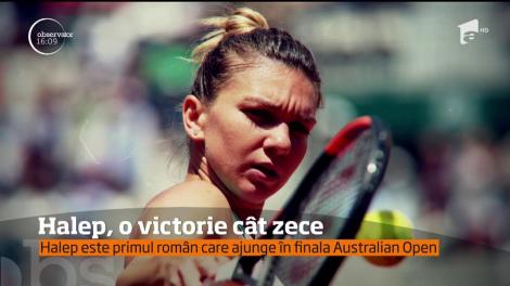 Simona Halep a scris astăzi istorie. Sportiva noastră s-a calificat în finala Australian Open