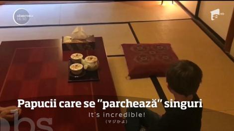 Inginerii japonezi au inventat pantofii care se aşează singuri la locul lor