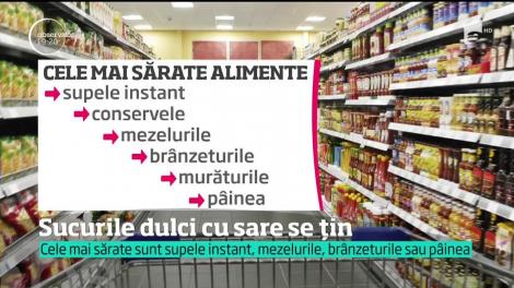Nu îți mai pune în pericol sănătatea! Cine bea prea mult suc, riscă să se îmbolnăvească din cauza execesului de sare