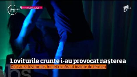 Loviturile crunte ale soțului i-au provocat nașterea unei femei din Iași