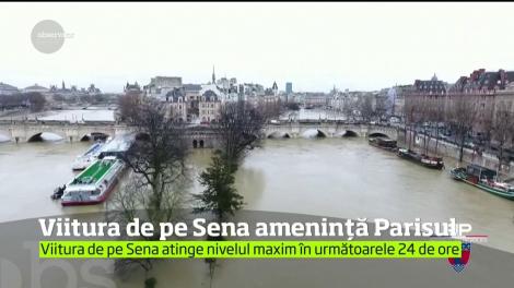 Viitura de pe Sena amenință Parisul