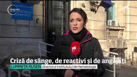 Pe lângă criza donatorilor de sânge, sistemul medical are o nouă problemă. Sângele strâns cu greu poate fi aruncat din cauza lipsei substanţelor de laborator