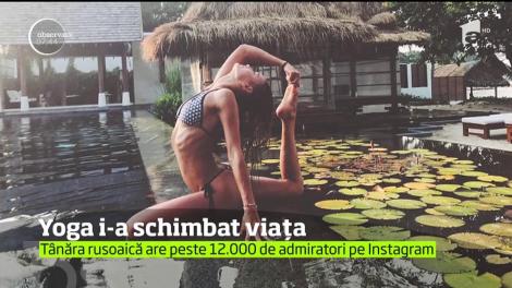 O rusoiacă a devenit vedetă pe reţelele de socializare. Yoga i-a schimbat viața