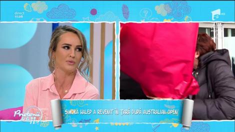 Simona Halep, așteptată de familie, pe aeroport. Imagini de la revenirea tenismenei în România. Tatăl, emoționat, a îmbrățisat-o puternic: "Sunt epuizată!"