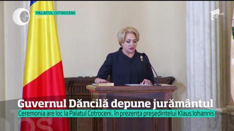Guvernul Dăncilă depune jurământul!