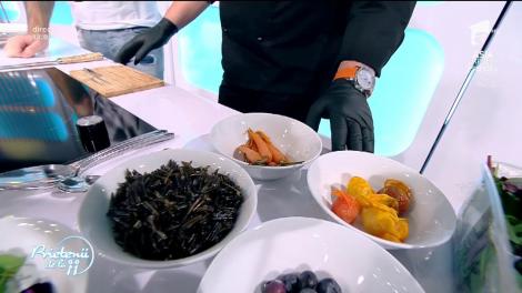 Chef Florin Popa a gătit "Biban de mare cu orez sălbatic"