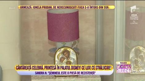 Sandra N, celebra cântăreața, trăiește ca o prințesă în palatul Disney