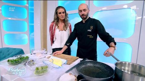 Constantin Turculeţ a gătit Monkfish cu Piure de Morcovi, Cardamon şi Infuzie de Busuioc
