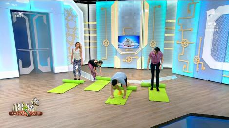 Fitness la Neatza! Exerciții cu rollerul la sală