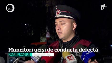 Doi muncitori au murit opăriţi în Bucureşti, din cauza exploziei unei conducte cu apă clocotită